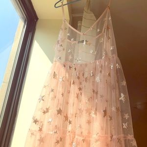 Lirika Matoshi Stars in Her Eyes Dress Pink
